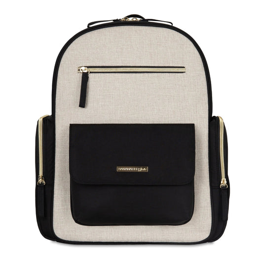 Linen Back Pack Diaper Bag, Infant/Toddler